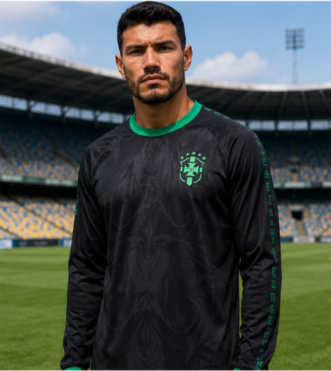 Camisa de Futebol de Manga Lon - Men'S Fashion Looks avaliação e preço