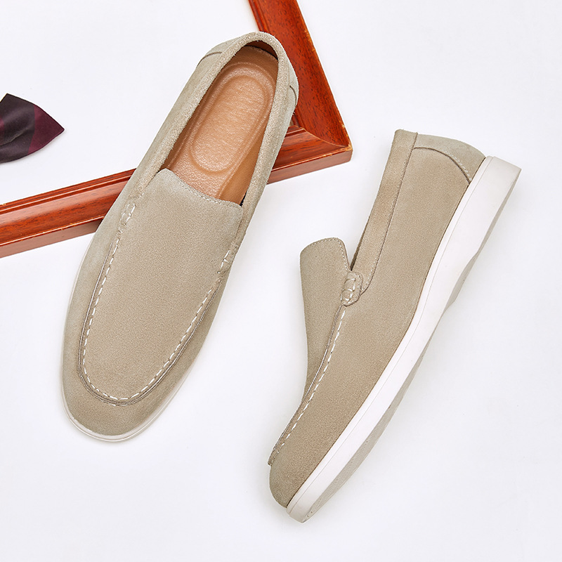 Mocassins de couro genuíno mas - Suede Loafers Men avaliação e preço